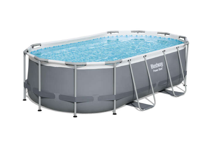 Bestway Power Steel Frame Pool Komplettset inkl. Filterpumpe & Sicherheitsleiter Bestway Power Steel Frame Pool Komplettset inkl. Filterpumpe & Sicherheitsleiter